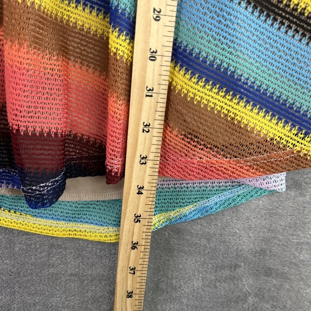 Karlie Dress Size M Striped Knit Skater Halter Top Lined Mod Retro‎ 70's Vintage